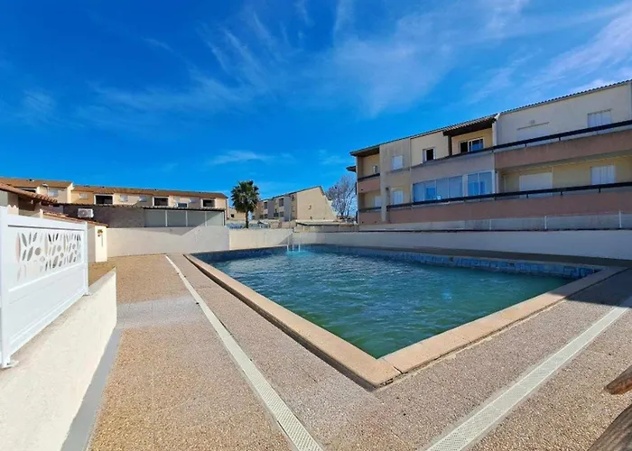 Maison Mitoyenne Climatisee Avec Terrasse Et Piscine A - Fr-1-326-474 Prázdninový dům Marseillan (Herault)